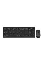 A4Tech FG1010 Gri Q Kablosuz Klavye Mouse Set 2.4GHz – Sessiz Tuşlar, Ergonomik Tasarım - Görsel 2