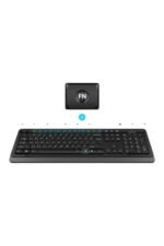 A4Tech FG1010 Gri Q Kablosuz Klavye Mouse Set 2.4GHz – Sessiz Tuşlar, Ergonomik Tasarım - Görsel 3