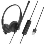 Dell WH125 Stereo Kablolu Kulaklık Siyah - Görsel 3