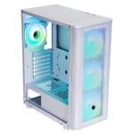 FRISBY CM-106 650W 80+ DOUBLE ARGB GAMING BEYAZ MESH KASA - Görsel 2