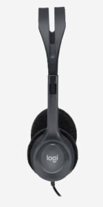 LOGITECH H111 STEREO KULAKLIK SİYAH 981-000593 - Görsel 3