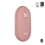 LOGITECH PEBBLE 2 M350S KABLOSUZ BLUETOOTH SESSİZ OPTİK MOUSE PEMBE 910-007014 - Görsel 2