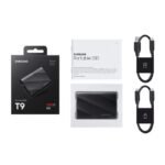 Samsung T9 1TB Usb 3.2 Gen 2x2 Type-C Siyah - Görsel 3