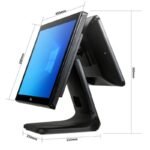 TIWOX TP-4950D 18.5" I5 5.NESİL 128GB NWME SSD 8GB DDR3 RAM 1366X768 POS PC + 13.2" MÜŞTERİ EKRANI - Görsel 2