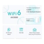 TP-LINK DECO X50 AX3000 MESH EV WI-FI 6 SİSTEMİ (ÜÇLÜ) - Görsel 3