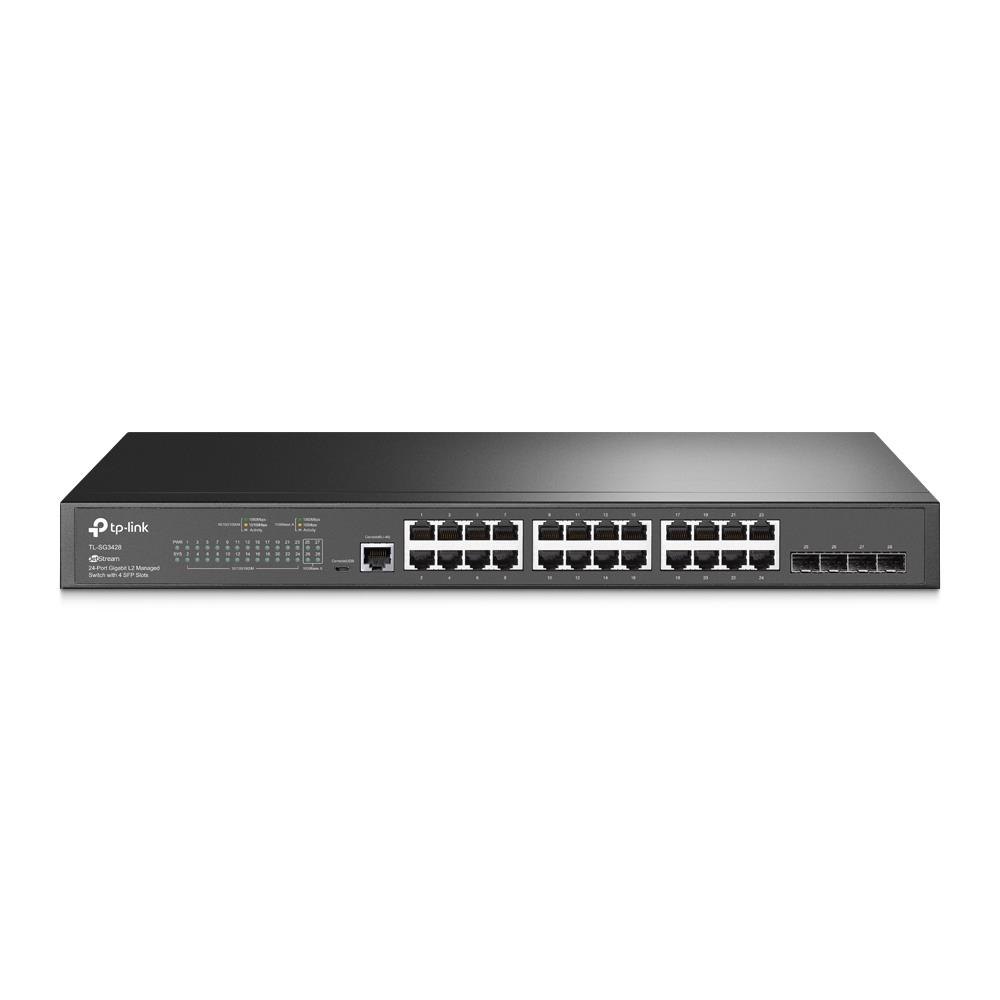 tp-link-omada-tl-sg3428-24-port-gigabit-4xgigabit-sfp-uplink-l2-yonetilebilir-rackmount-switch-27125.jpg TP-LINK OMADA TL-SG3428 24 PORT GIGABIT+4XGIGABIT SFP UPLINK L2+ YÖNETİLEBİLİR RACKMOUNT SWITCH - Görsel 1