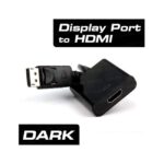 Dark DisplayPort to HDMI Dişi Çevirici 4K