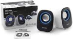 Dark (DK-AC-SP100) USB Hoparlör 1+1 Beyaz Renk - Görsel 3