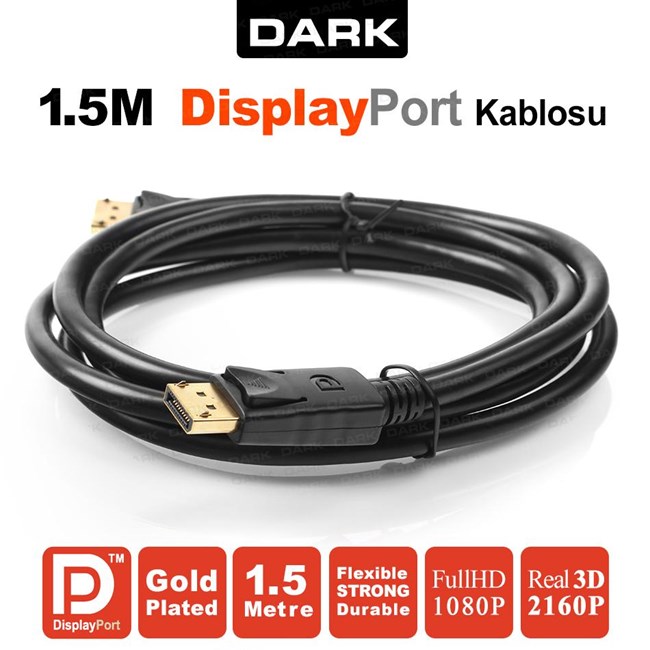 dark-fhd-displayport-kablo-1-5m-943.jpg Dark FHD DisplayPort Kablo (1.5m) - Görsel 1