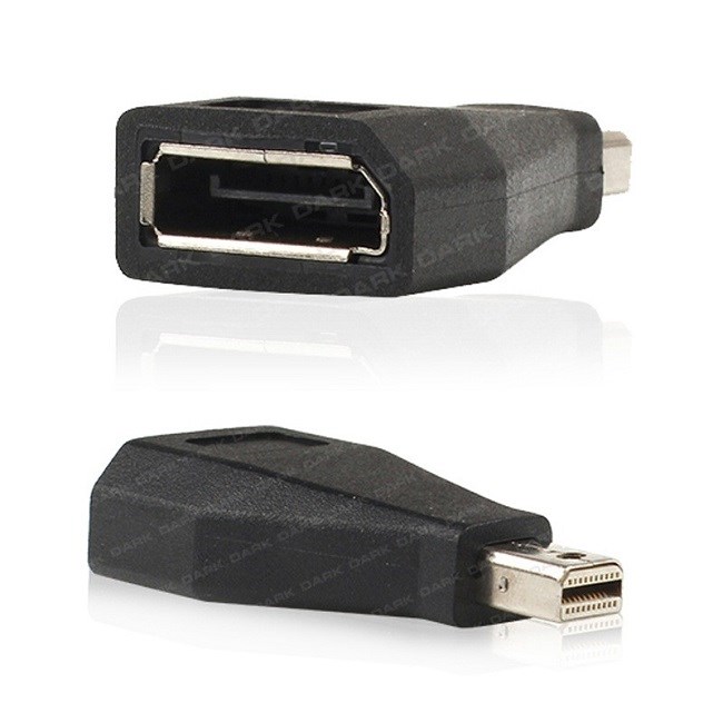 dark-mini-displayport-to-displayport-disi-cevirici-1430.jpg Dark Mini DisplayPort to DisplayPort Dişi Çevirici - Görsel 1
