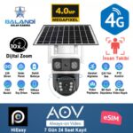 BALANDI PRO-8200GIP 4MP 2 KAMERALI 4G AOV E-SİM SOLAR KAMERA HIEASY - Görsel 2