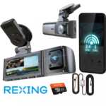 REXING R316 4K GPS WI-FI ARAC KAMERASI 64GB SD